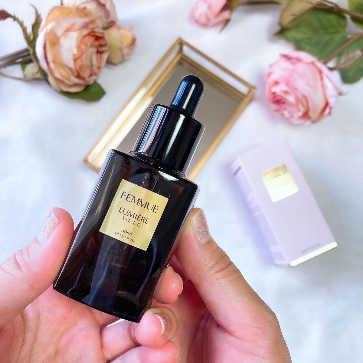 ルミエール ヴァイタルC/FEMMUE/ブースター・導入液を使ったクチコミ（2枚目）