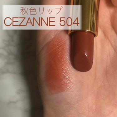 ラスティング リップカラーN/CEZANNE/口紅を使ったクチコミ（1枚目）