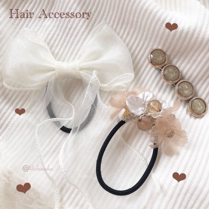ヘアアクセサリー/DAISO/ヘアアクセサリーを使ったクチコミ(2枚目)