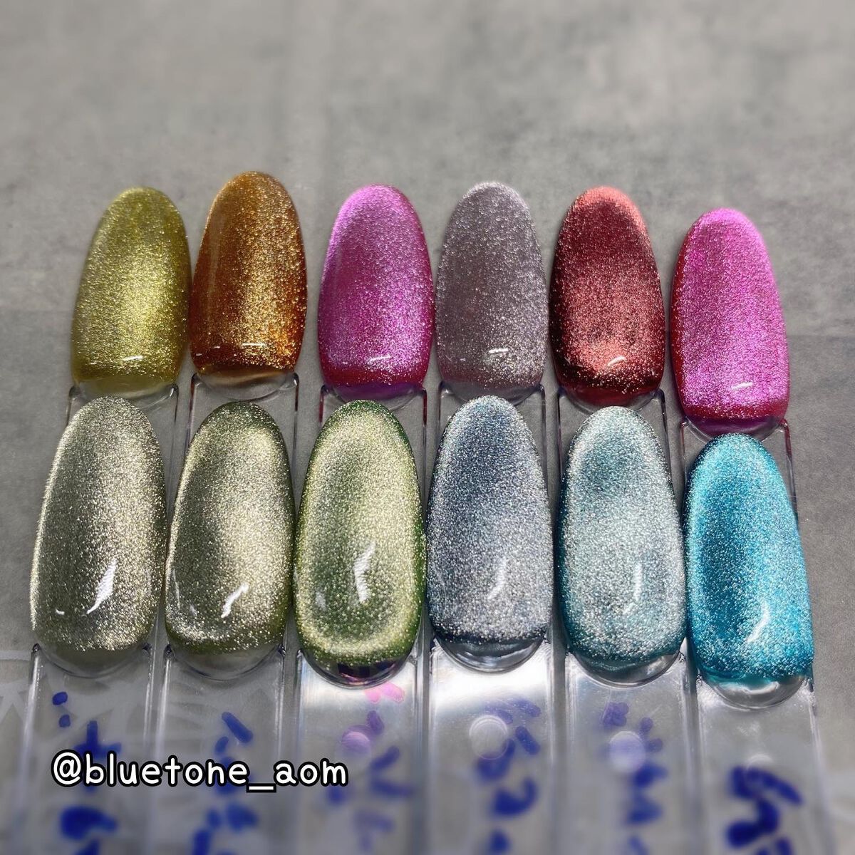 オリジナルマグネットジェル/Petitor/ジェルネイルを使ったクチコミ(4枚目)