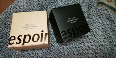 Qoo10のメガ割り第一段届きました！
espoirのPro Tailor be glow cushion   20 VANILLA
Pro tailor be silk cushion   20  V