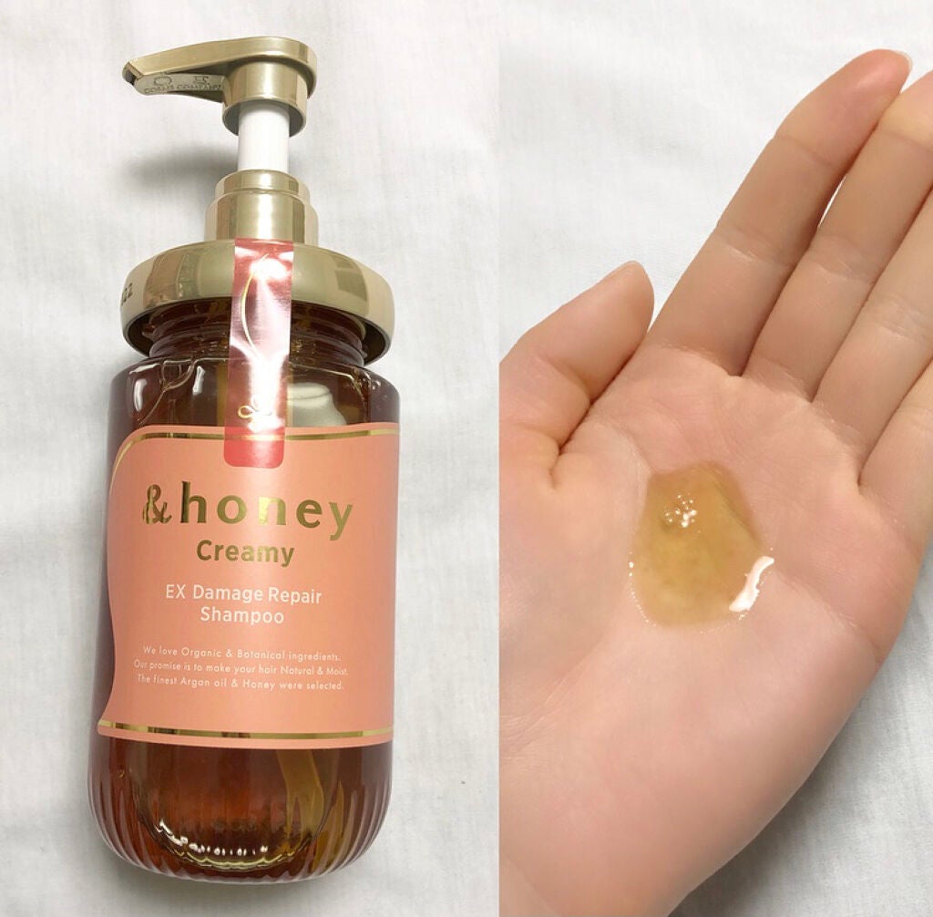 Creamy EXダメージリペアシャンプー1.0/ヘアトリートメント2.0/&honey/市販シャンプーを使ったクチコミ(2枚目)