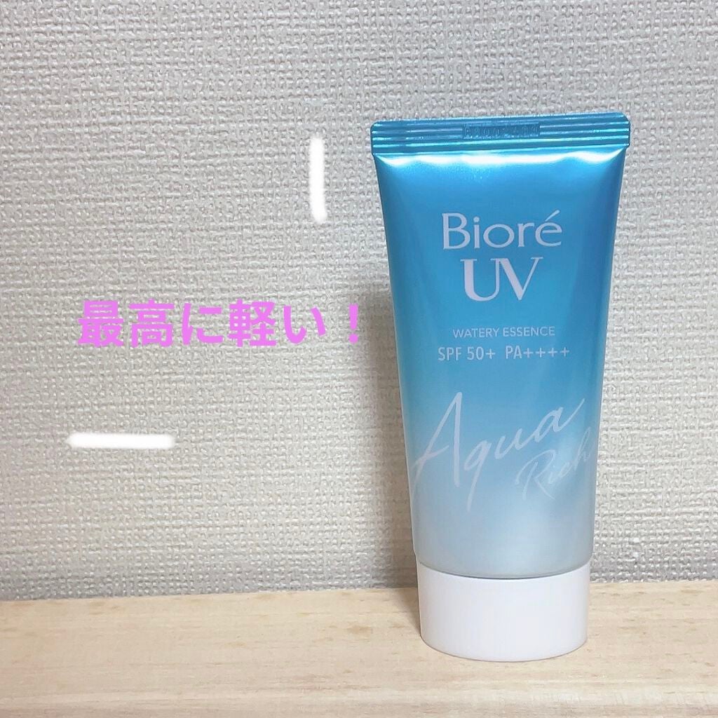 ビオレUV アクアリッチウォータリーエッセンス/ビオレ/日焼け止め・UVケアを使ったクチコミ(1枚目)