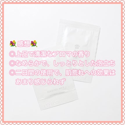 アクティライズ ウォッシュ/雪肌精みやび/洗顔フォームを使ったクチコミ(5枚目)