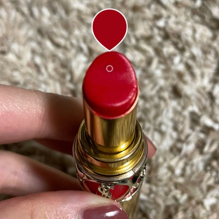 ルージュ ヴォリュプテ シャイン/YVES SAINT LAURENT BEAUTE/口紅を使ったクチコミ(4枚目)