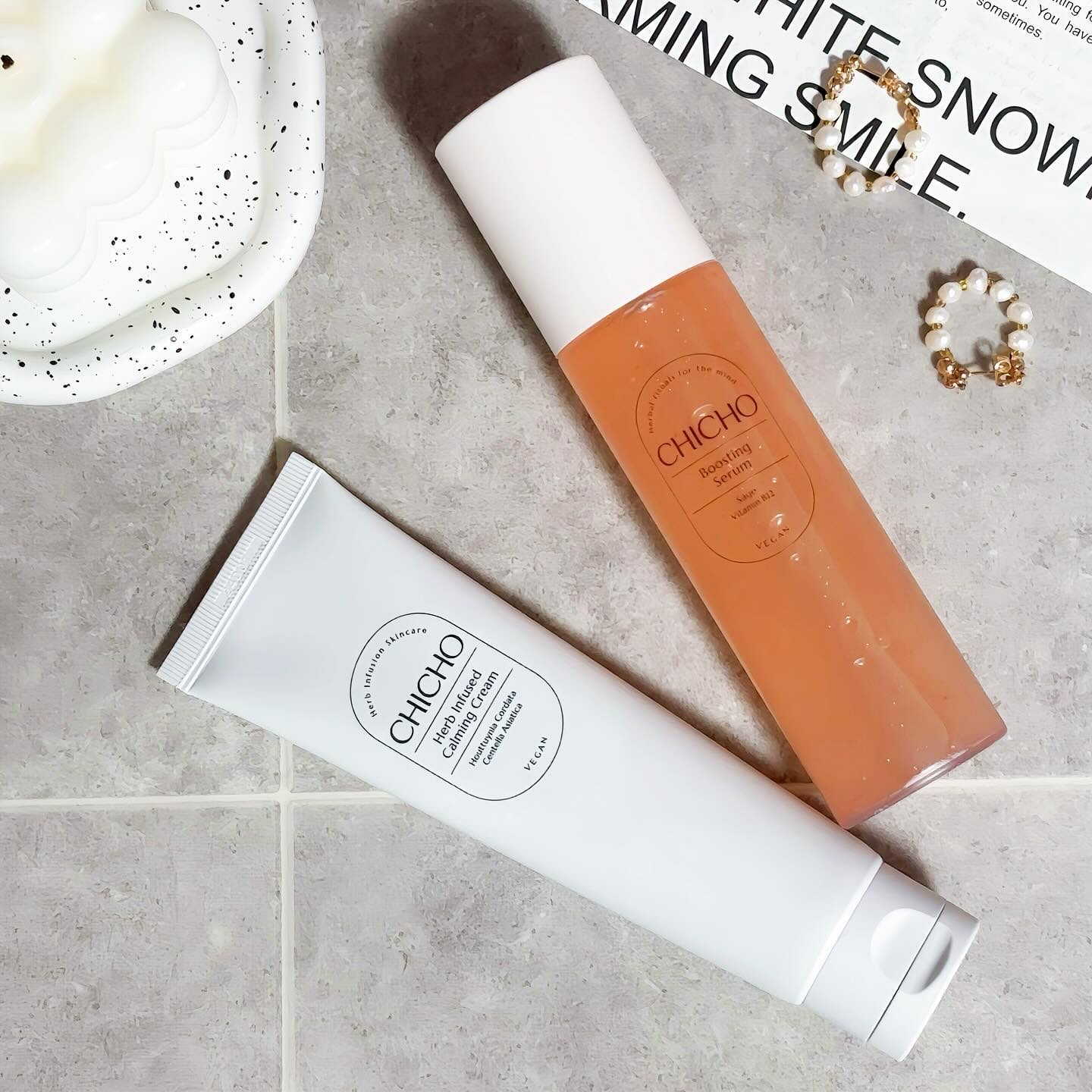 ハーブインフューズドカーミングクリーム/CHICHO/フェイスクリームを使ったクチコミ（1枚目）