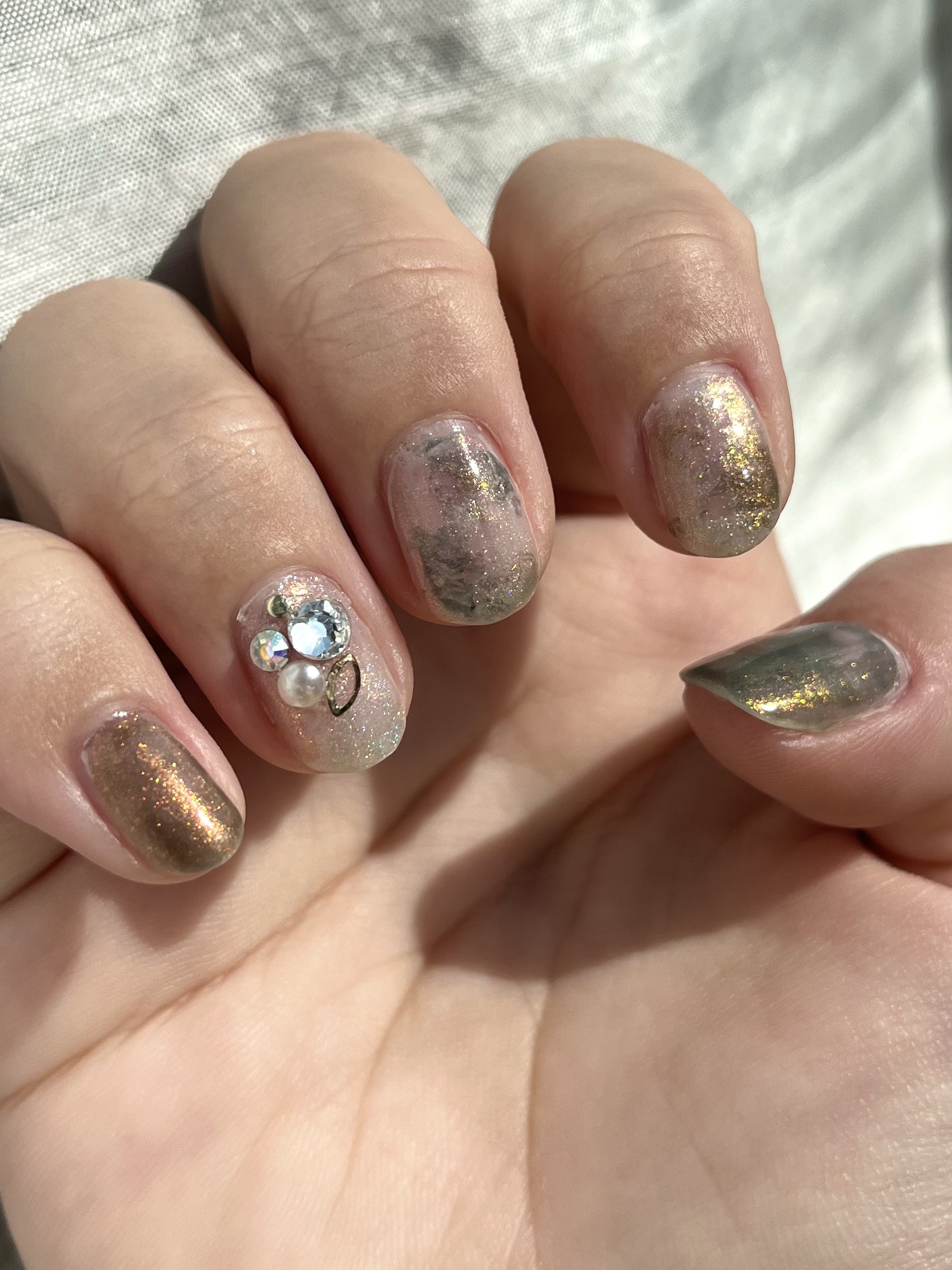 ジーニッシュ No.129 ウラヌス/ジーニッシュマニキュア/マニキュアを使ったクチコミ（2枚目）