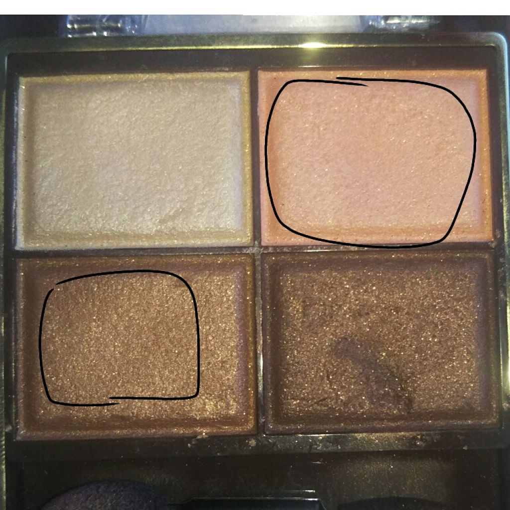 スキニーリッチシャドウ/excel/アイシャドウパレットを使ったクチコミ（3枚目）