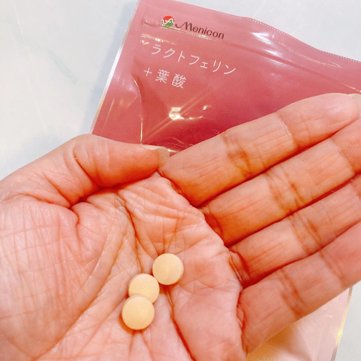 ルナリズム ラクトフェリン＋葉酸/メニコン/美容サプリメントを使ったクチコミ（2枚目）