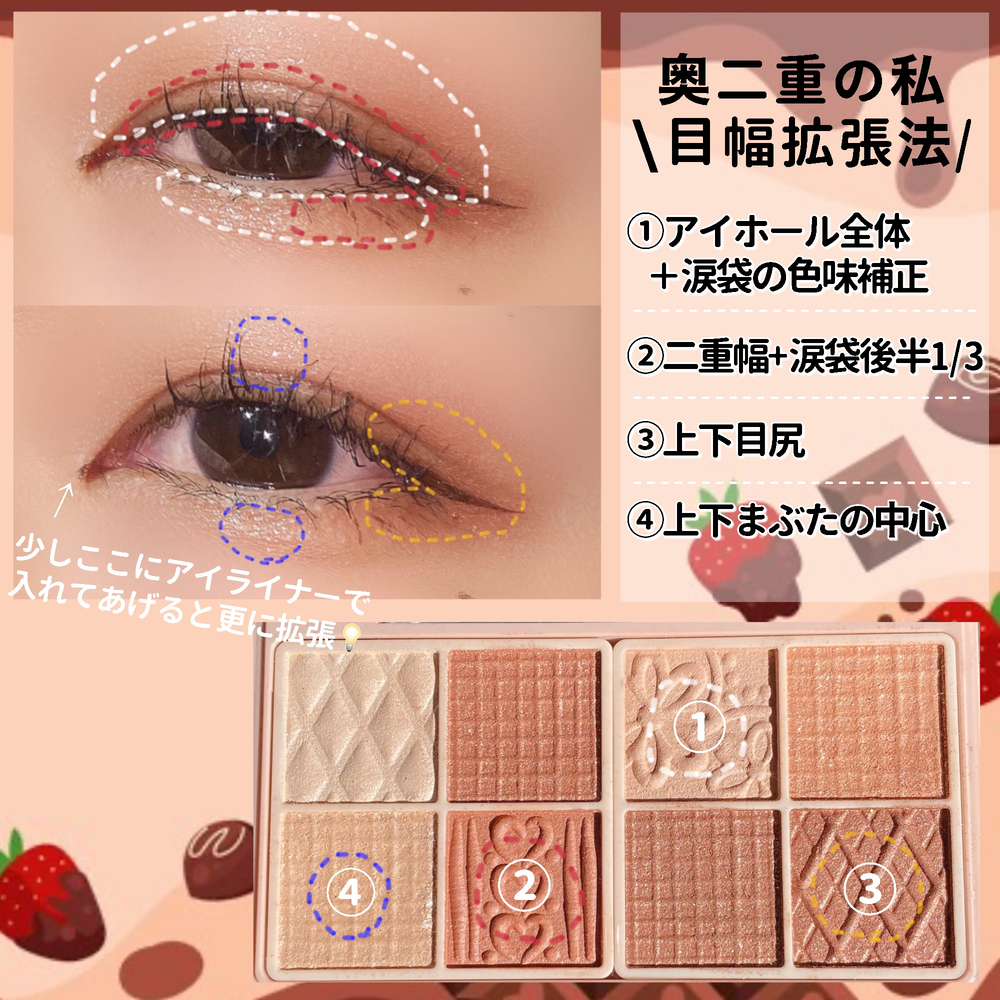 プティパレットアイズ/キャンメイク/パウダーアイシャドウを使ったクチコミ（3枚目）