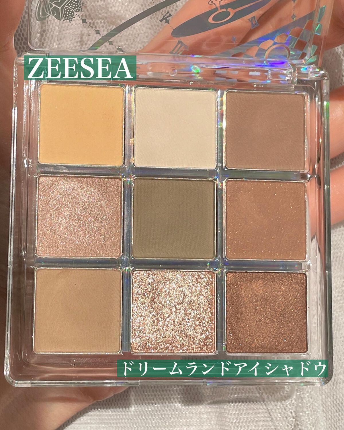 クォーツ 9色アイシャドウパレット(ドリームランドアイシャドウ)/ZEESEA/アイシャドウパレットを使ったクチコミ(1枚目)
