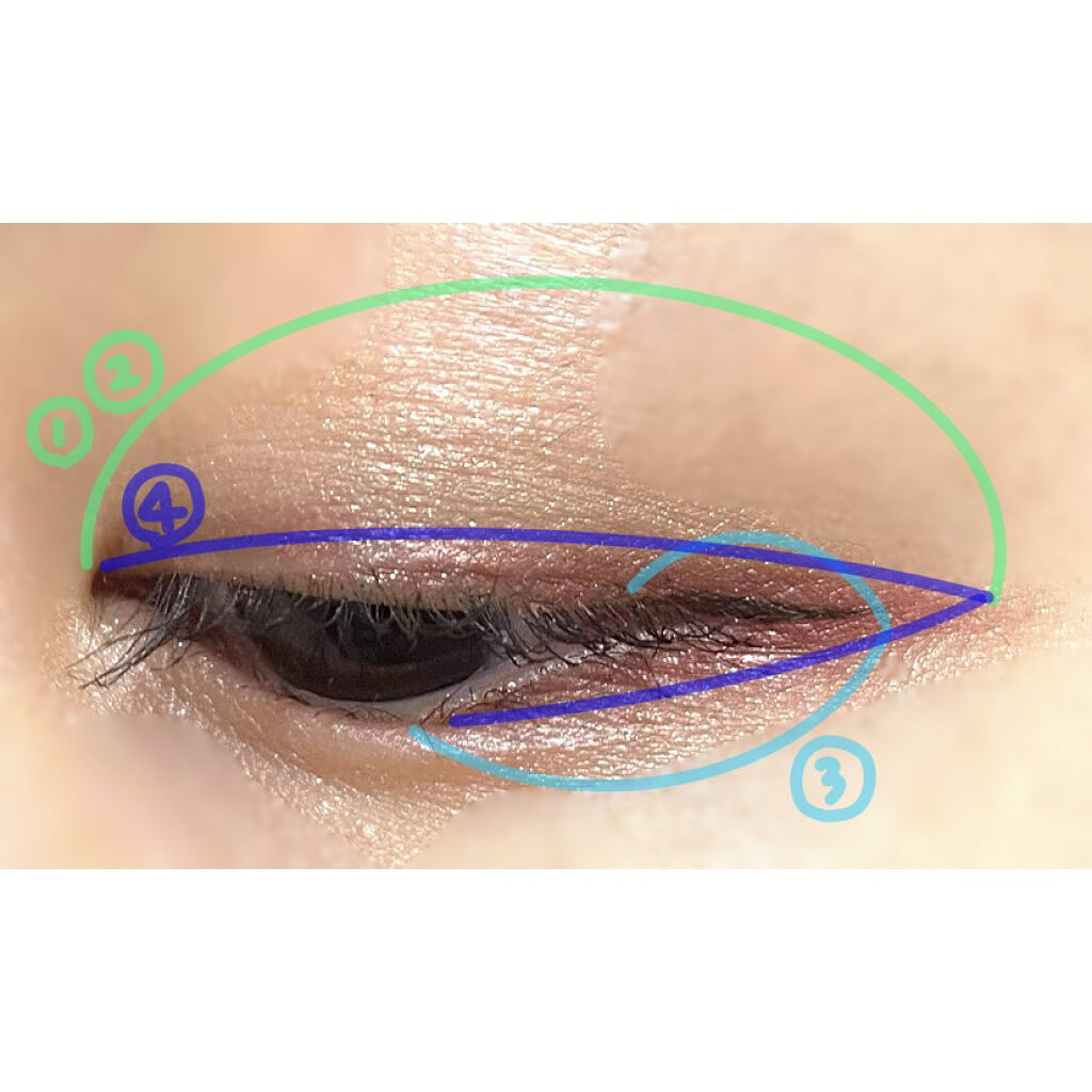 アイカラー プレイフル GR04/エレガンス クルーズ/単色アイシャドウを使ったクチコミ（2枚目）