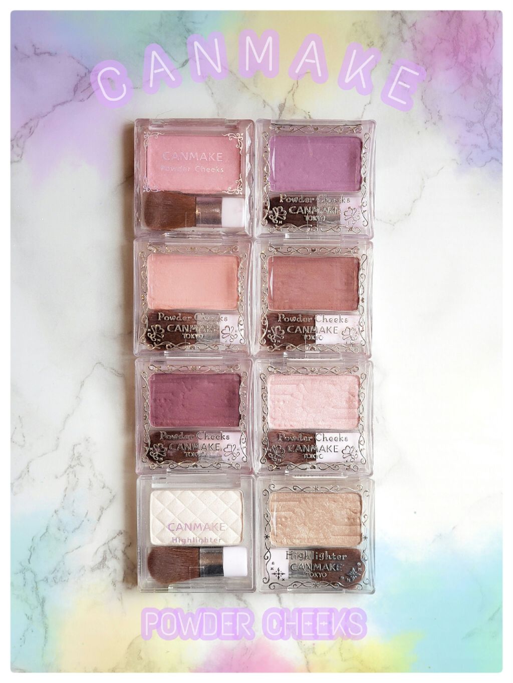 【旧品】パウダーチークス PW33 シェルピンク/キャンメイク/パウダーチークを使ったクチコミ（1枚目）