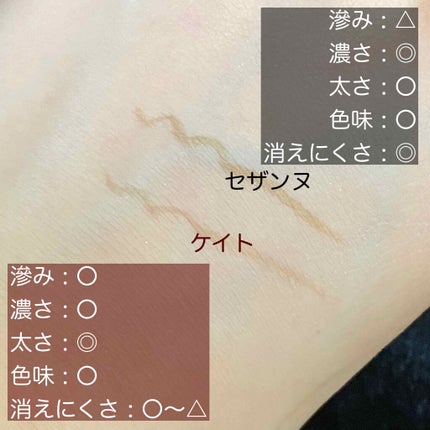 描くふたえアイライナー/CEZANNE/リキッドアイライナーを使ったクチコミ(3枚目)