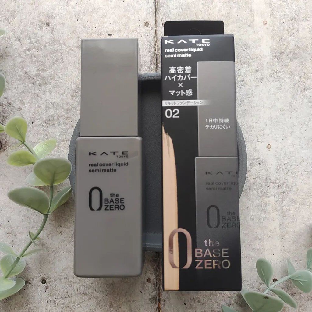 リアルカバーリキッド（セミマット）/KATE/リキッドファンデーションを使ったクチコミ（1枚目）