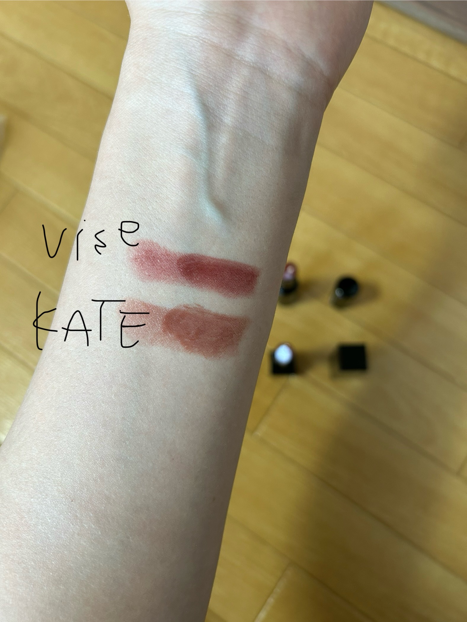 ネンマクフェイク ルージュ/Visée/口紅を使ったクチコミ（2枚目）