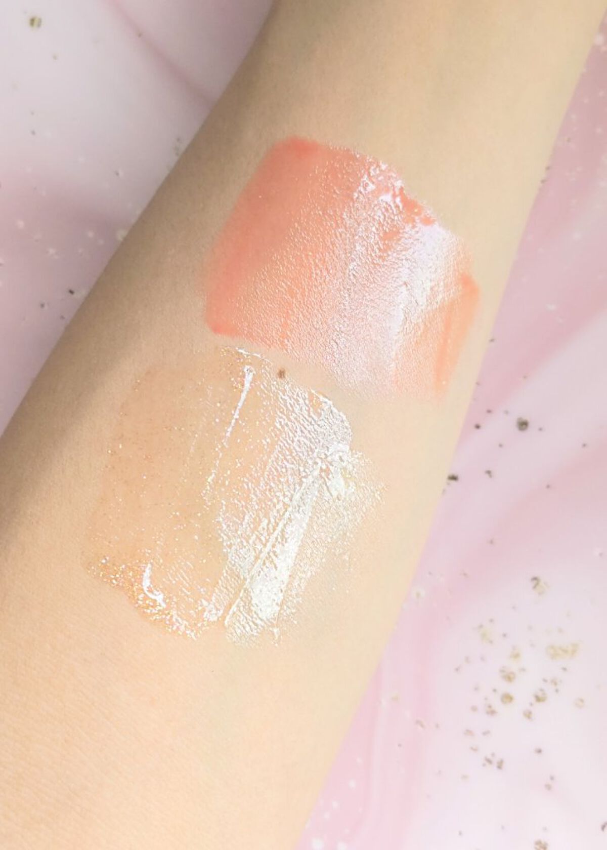 リップグリッター 1 ゴールド/A’pieu/リップグロスを使ったクチコミ（3枚目）