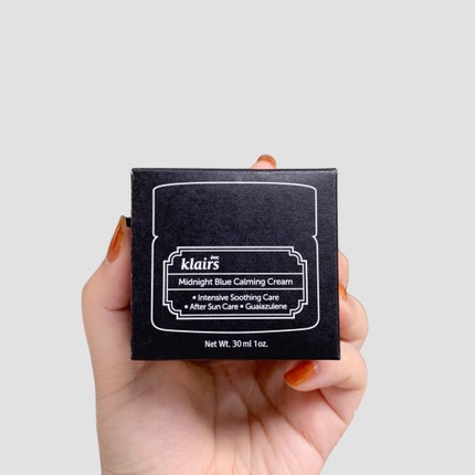 ミッドナイトブルーカーミングクリーム/Klairs/フェイスクリームを使ったクチコミ(2枚目)