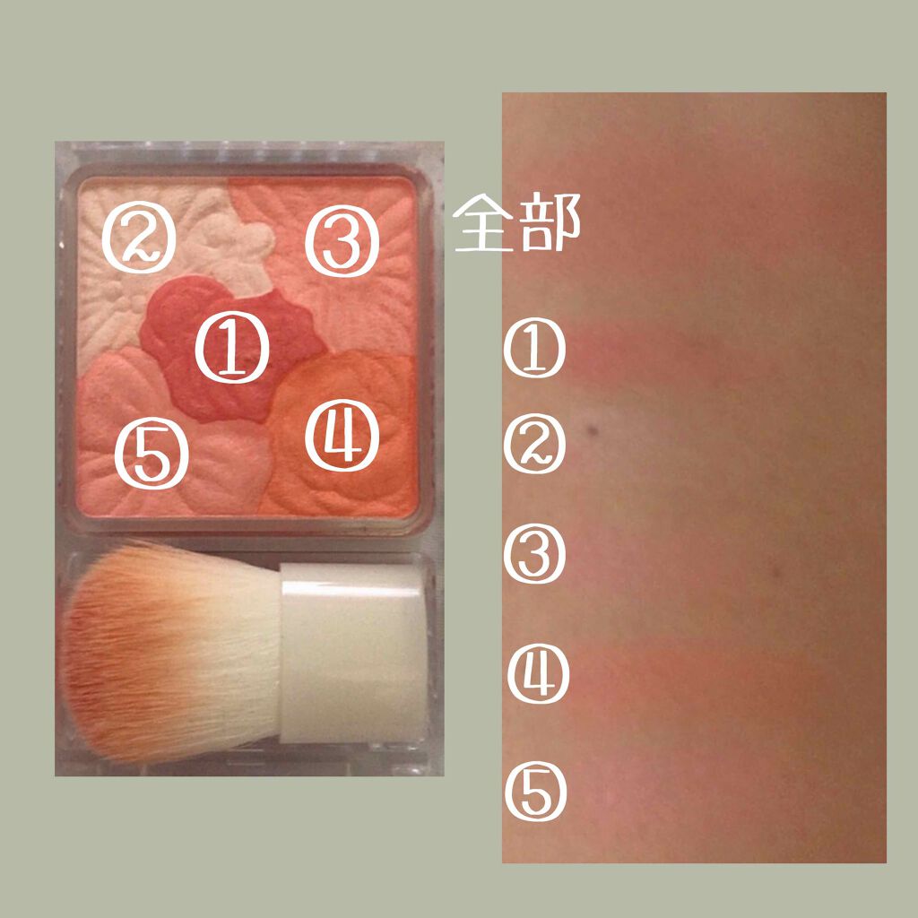 グロウフルールチークス/キャンメイク/パウダーチークを使ったクチコミ(3枚目)