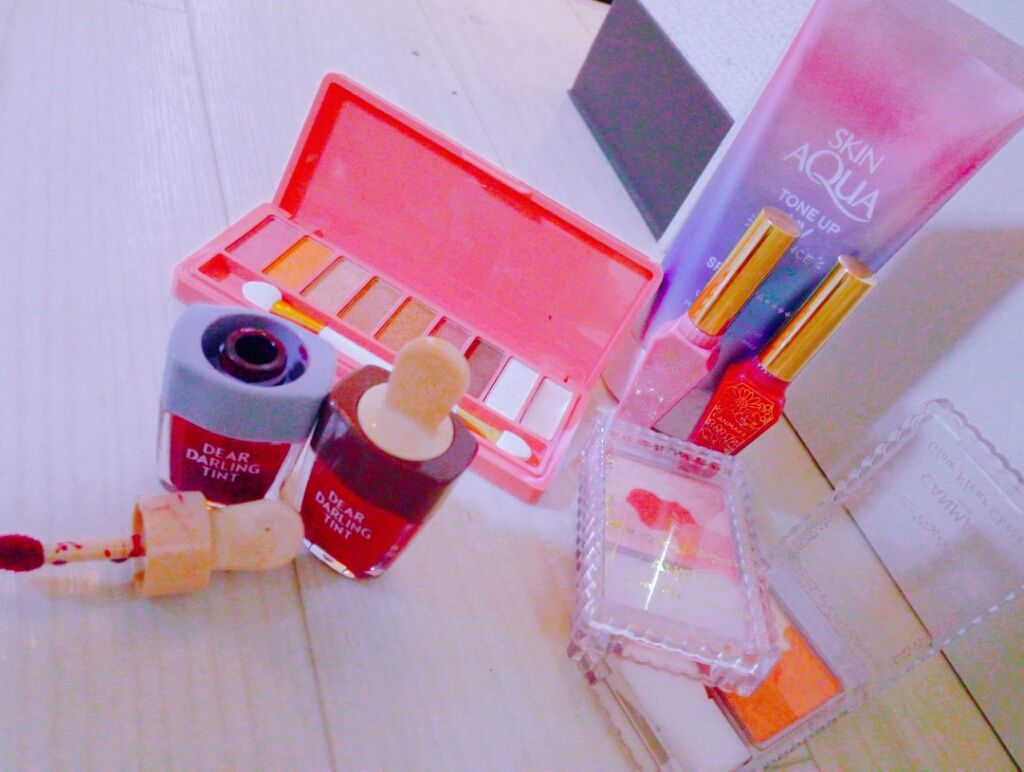 ディアダーリン ウォータージェルティント （アイスティント）/ETUDE/口紅を使ったクチコミ（1枚目）