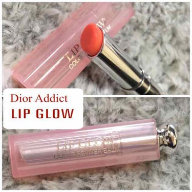 <Dior Addict LIPS GLOW>

購入カラーはコーラル💄

商品のお色がオレンジ！
って感じだからどう発色するのか
ちょっと不安でしたが、
塗ったら割とピンクでした。
うん。使いやすい。