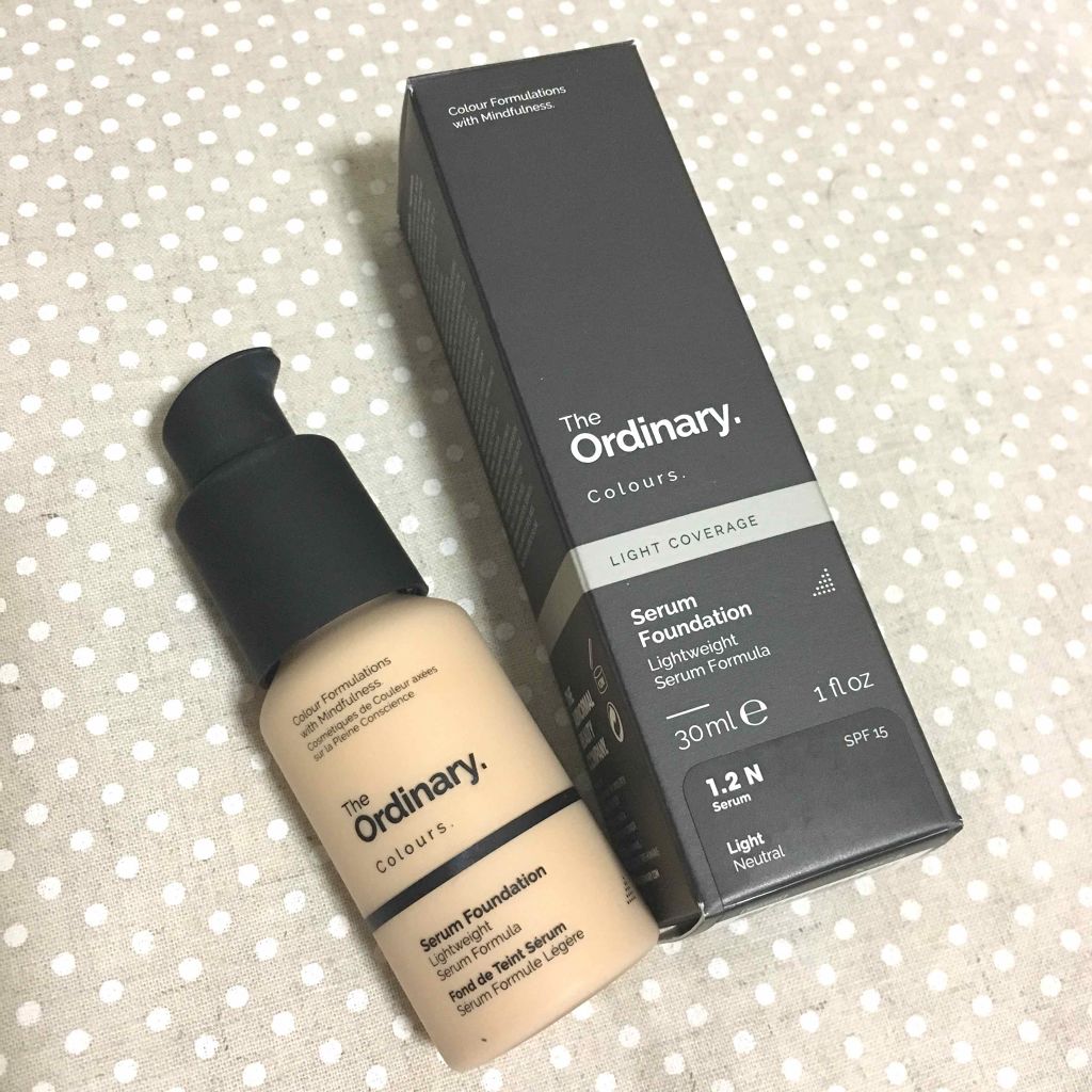 Serum Foundation/The Ordinary/リキッドファンデーションを使ったクチコミ(1枚目)