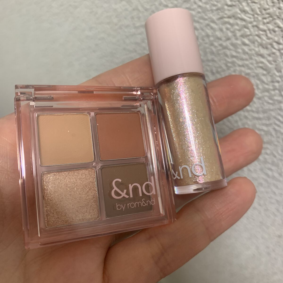 アンドバイロムアンド　グラッシーアイグリッター/&nd by rom&nd/グリッターを使ったクチコミ（1枚目）