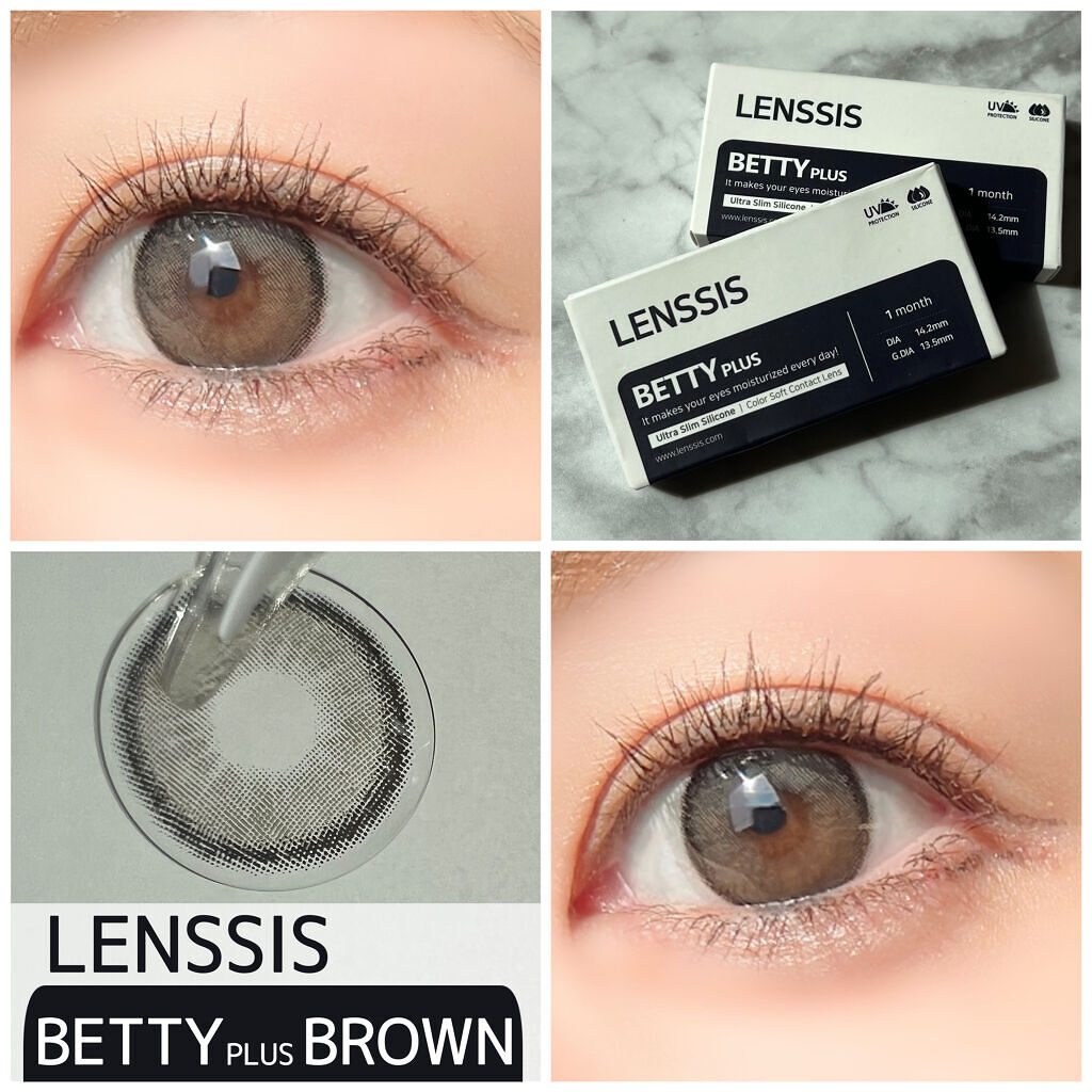 ベティーシリーズ/LENSSIS/カラーコンタクトレンズを使ったクチコミ（1枚目）