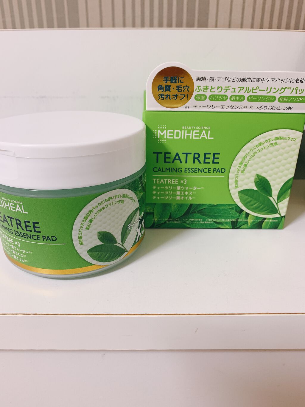 ティーツリーカーミングエッセンスパッド/MEDIHEAL/トナーパッドを使ったクチコミ(1枚目)