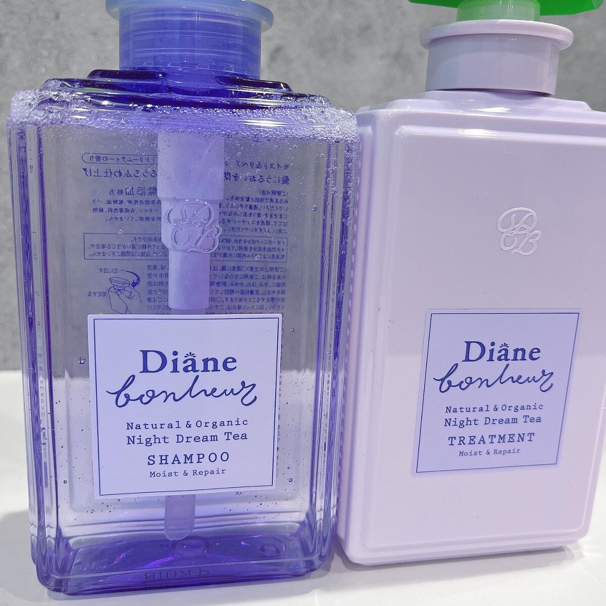 ダイアンボヌール モイスト＆リペア シャンプー/トリートメント ナイトドリームティーの香り シャンプー 500ml/ダイアン/市販シャンプーを使ったクチコミ（3枚目）