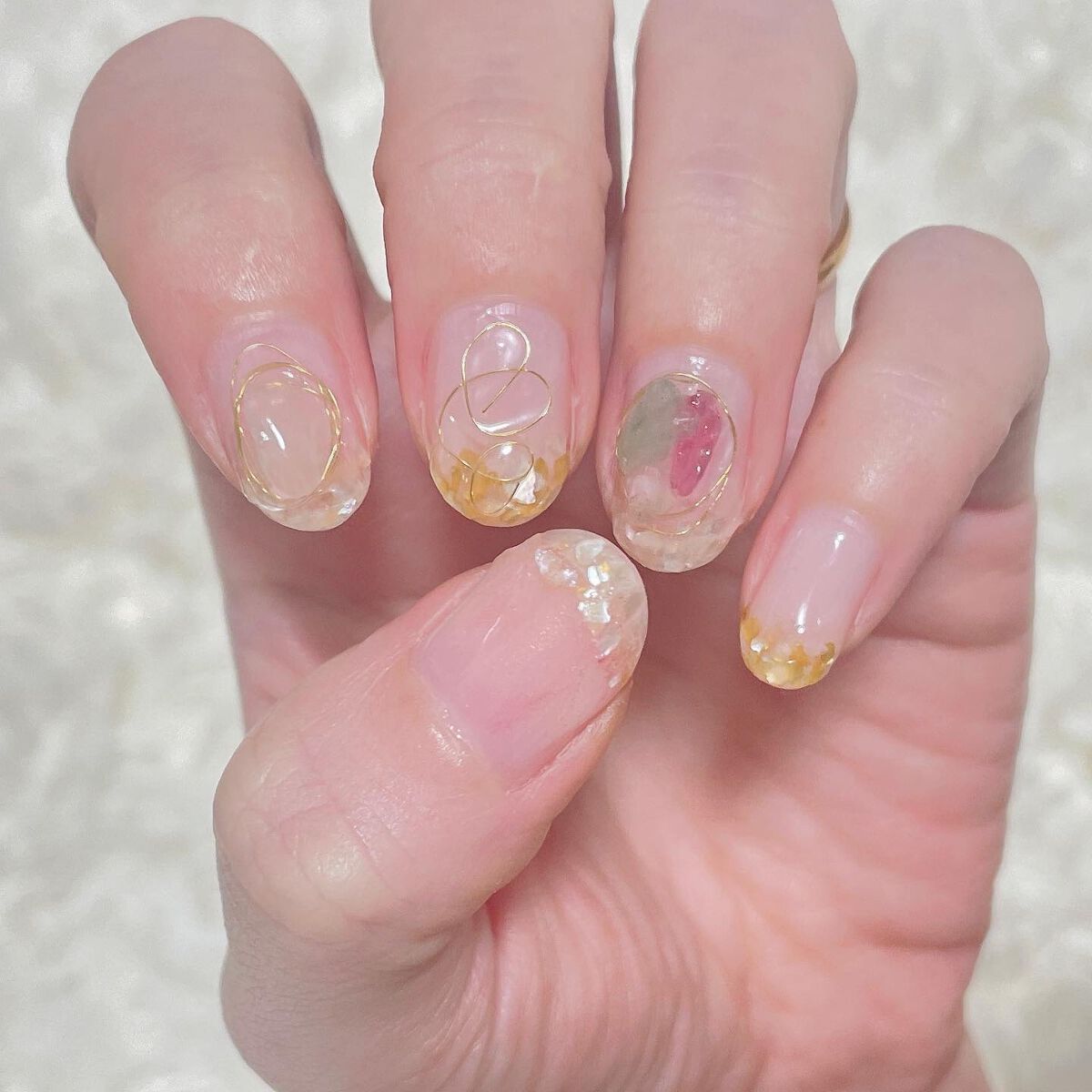 プレミアムノーワイプトップジェル/ネイル工房/ジェルネイルを使ったクチコミ（3枚目）