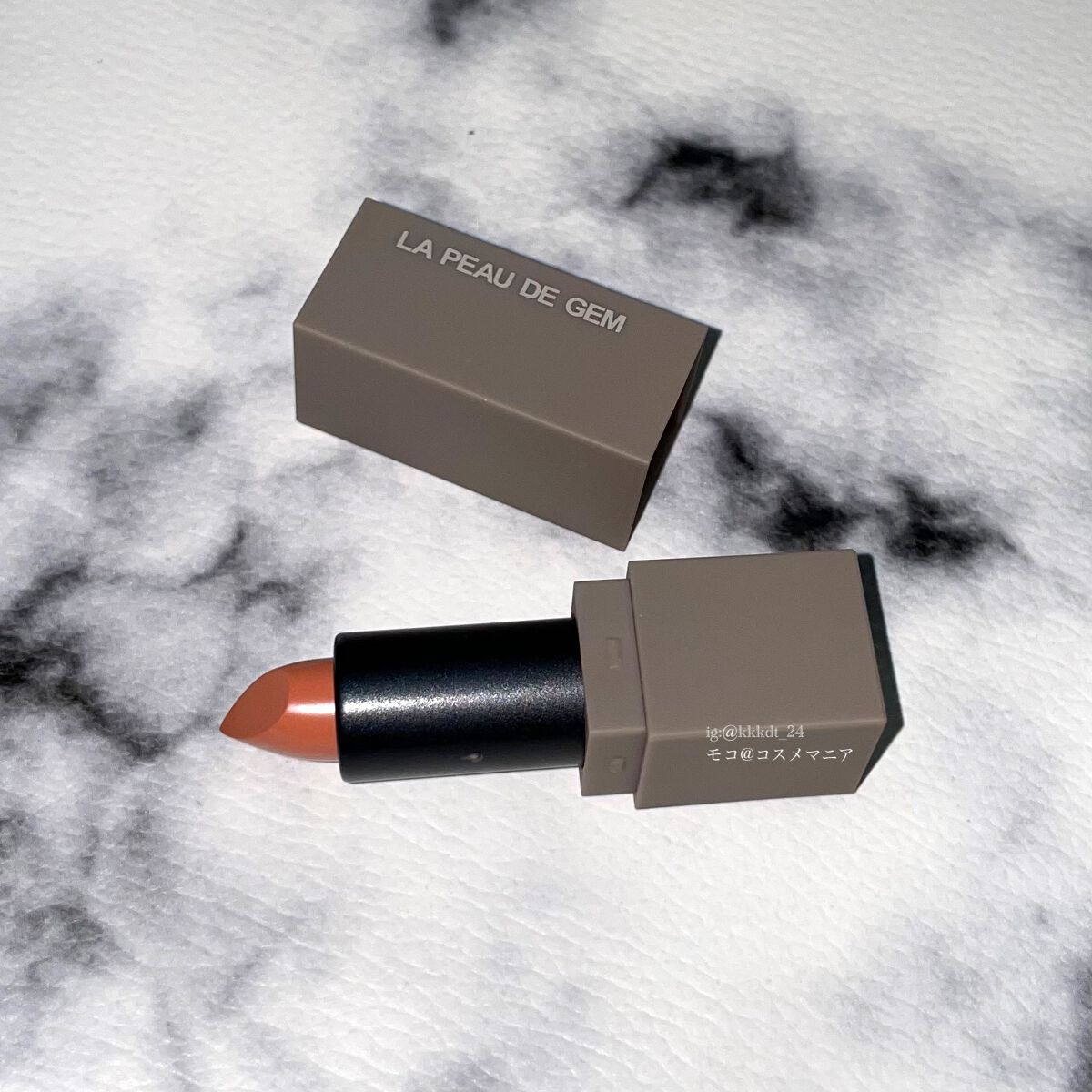 BALANCE LIP/la peau de gem./口紅を使ったクチコミ(7枚目)