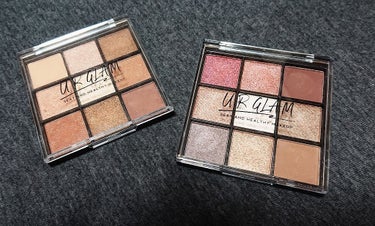 UR GLAM　BLOOMING EYE COLOR PALETTE/U R GLAM/パウダーアイシャドウを使ったクチコミ（1枚目）