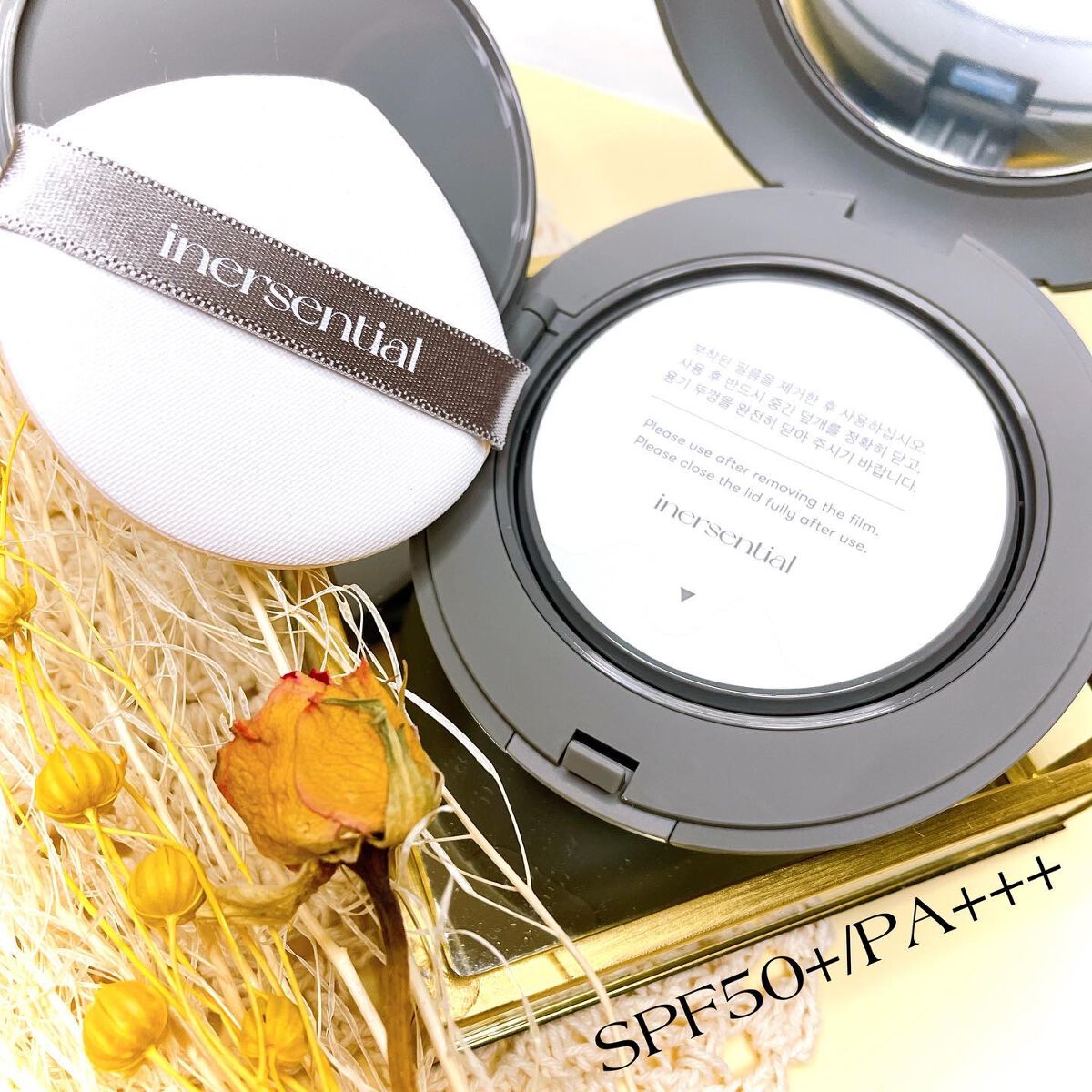 ナチュラルスキンフィットクッション/inersential/クッションファンデーションを使ったクチコミ（2枚目）