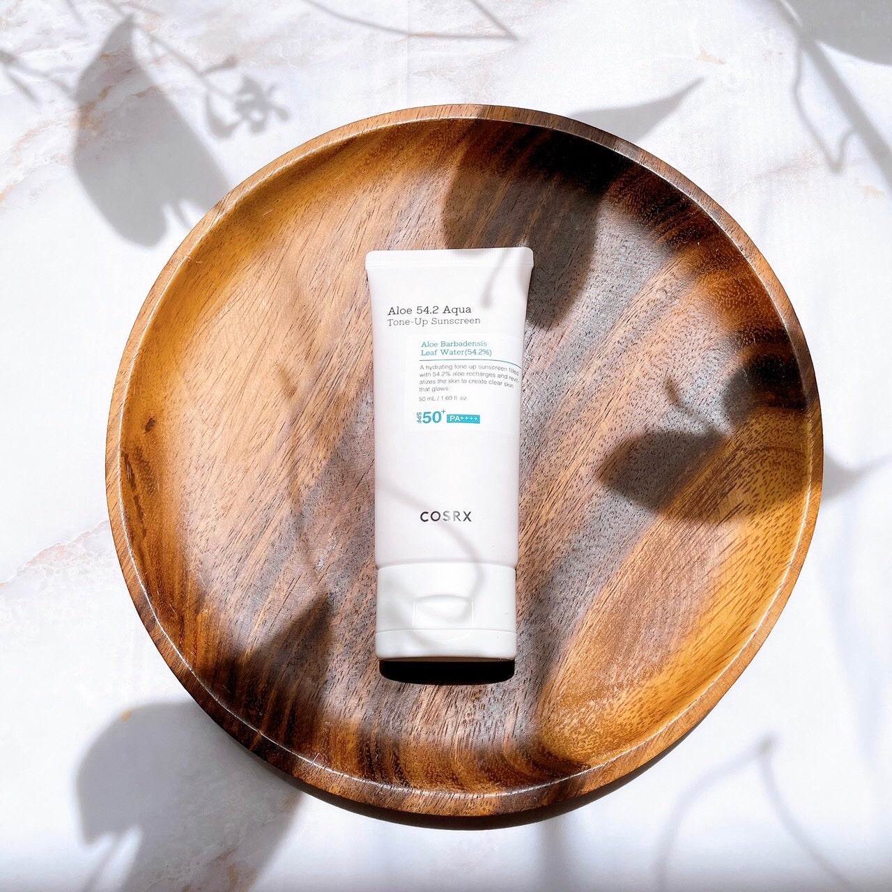 アロエ54.2アクアトーンアップUVクリーム SPF50+ PA++++/COSRX/日焼け止めクリームを使ったクチコミ(1枚目)