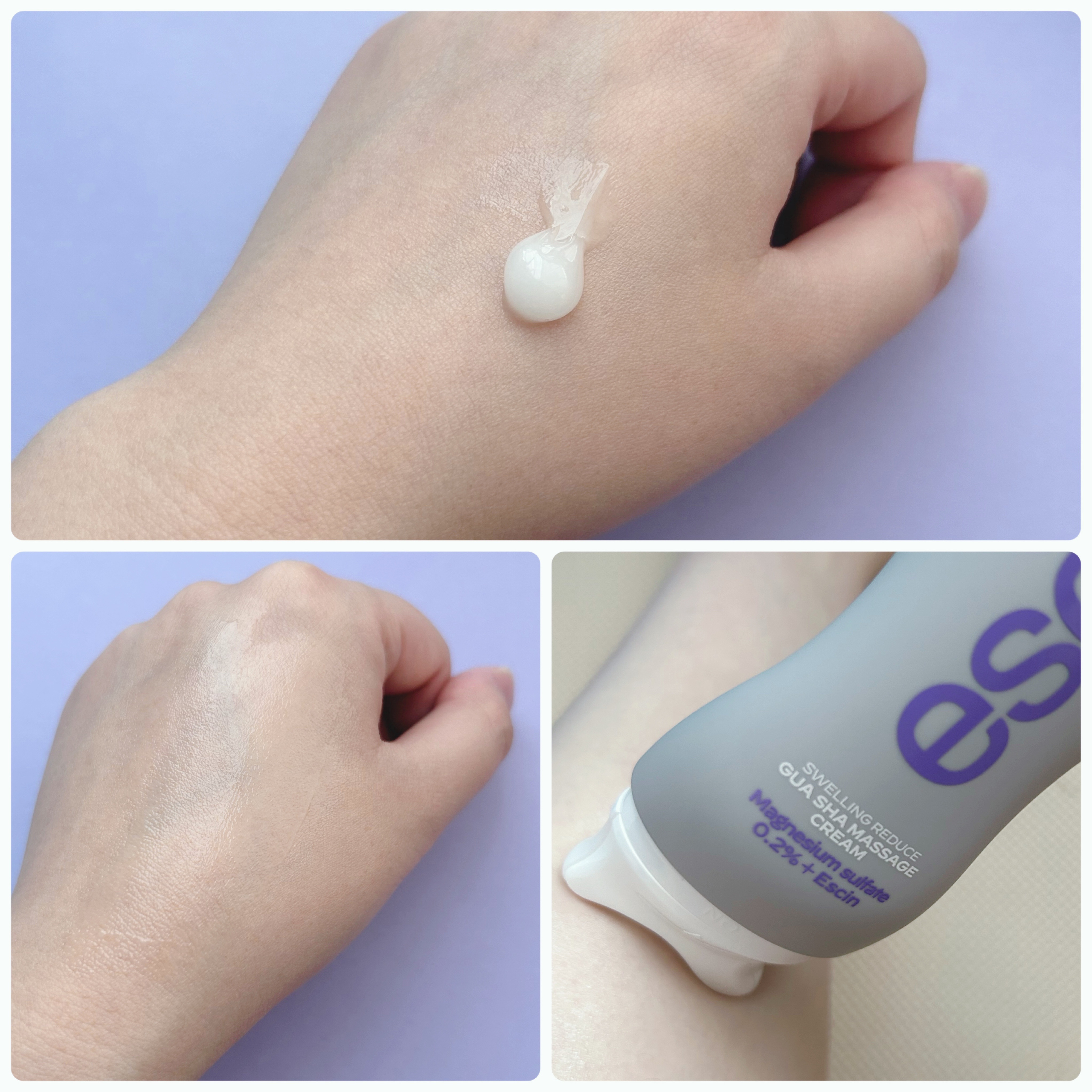 マグネシウムプラスエスシン ボディー かっさ マッサージ クリーム/b.clinicx/ボディクリームを使ったクチコミ（3枚目）