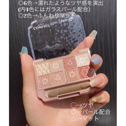 プティパレットアイズ/キャンメイク/パウダーアイシャドウを使ったクチコミ(4枚目)