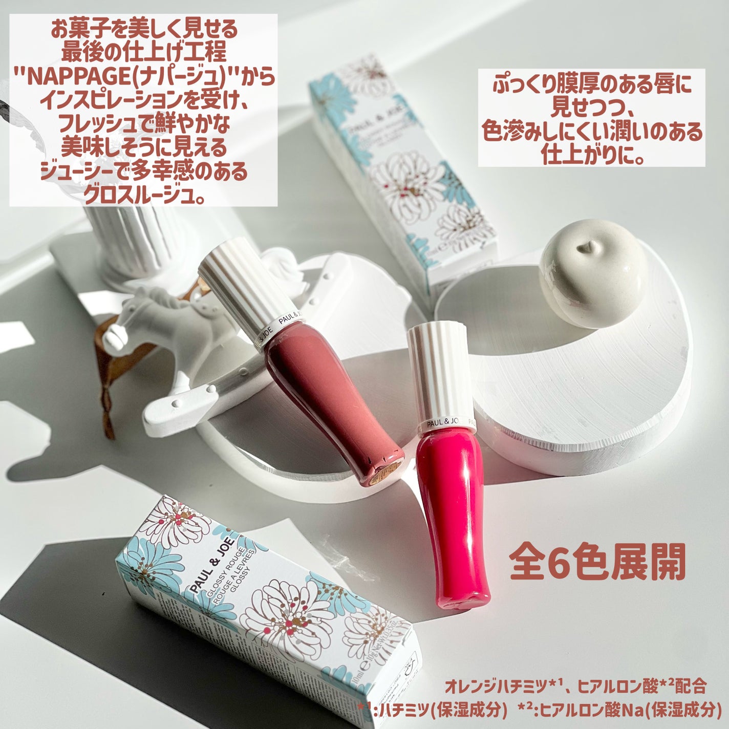 グロッシー ルージュ/PAUL & JOE BEAUTE/口紅を使ったクチコミ(2枚目)