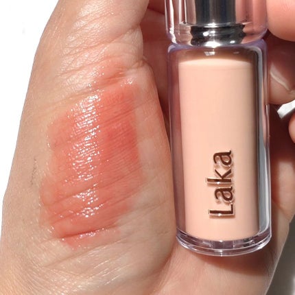 ボンディンググロウリップスティック/Laka/口紅を使ったクチコミ(8枚目)