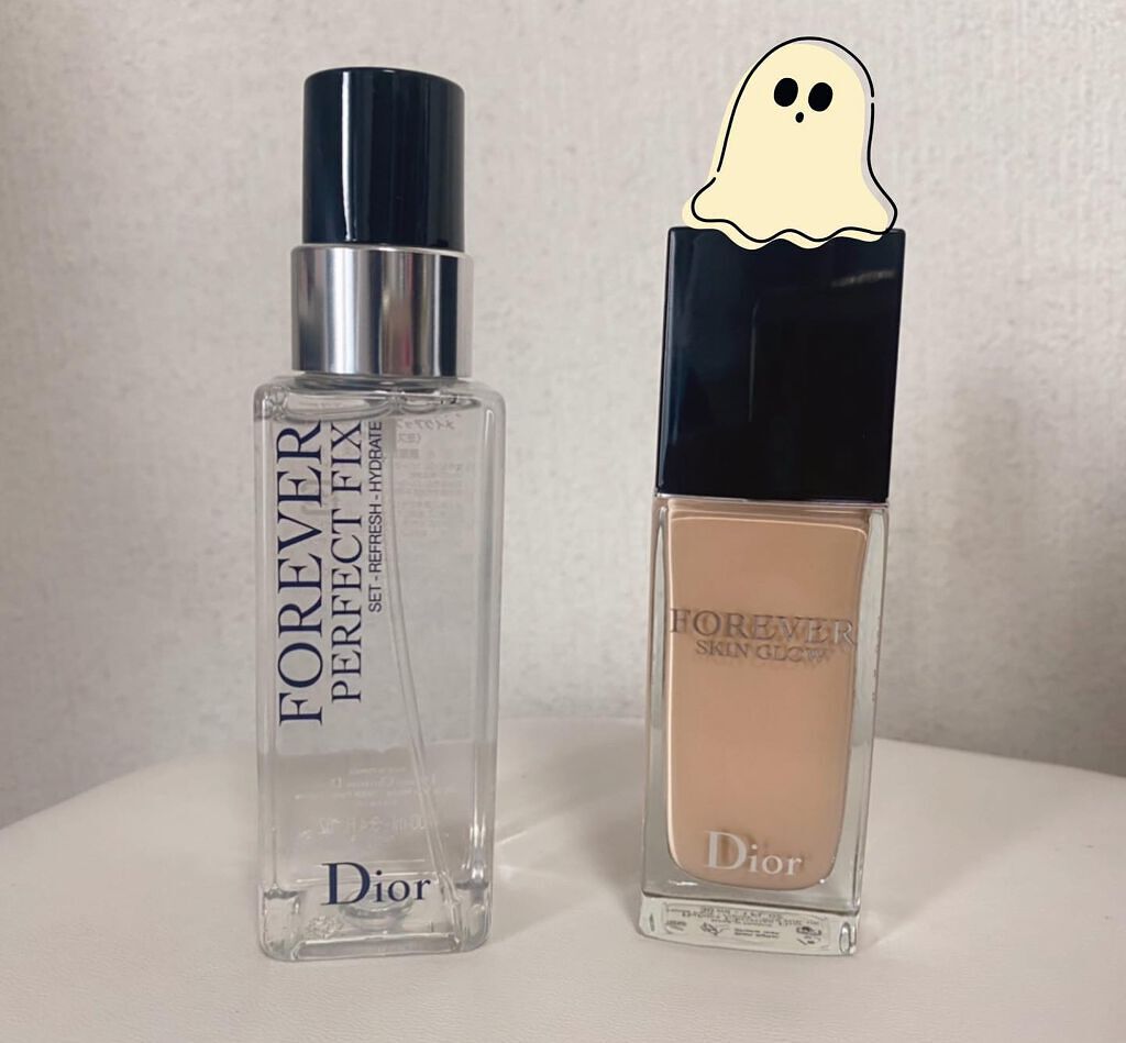 ディオールスキン フォーエヴァー メイクアップ フィックス ミスト/Dior/化粧下地を使ったクチコミ（3枚目）