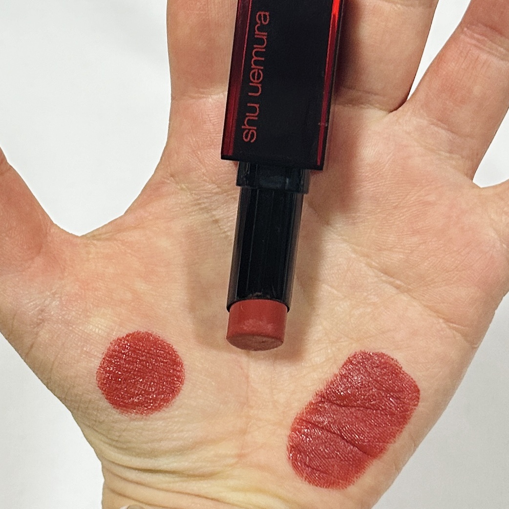 ルージュ アンリミテッド アンプリファイド/shu uemura/口紅を使ったクチコミ（2枚目）