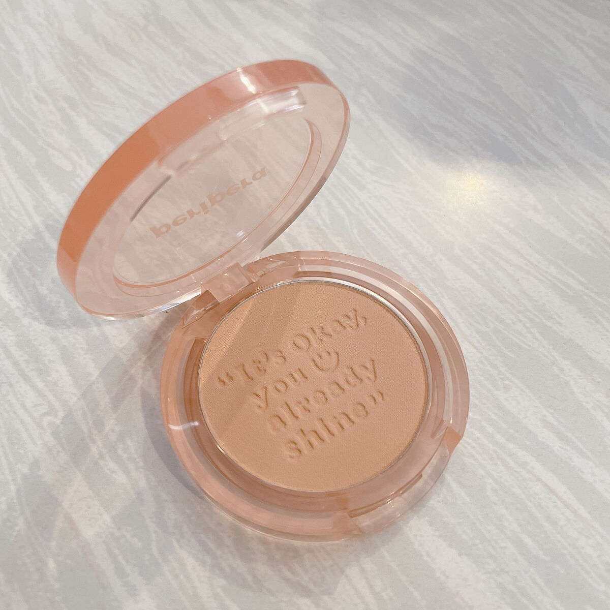 ピュア ブラッシュド サンシャイン チーク/PERIPERA/パウダーチークを使ったクチコミ（1枚目）