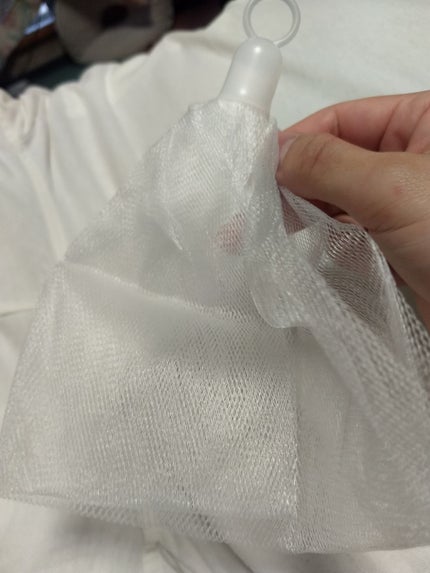 洗顔用泡立てネット/無印良品/その他スキンケアグッズを使ったクチコミ(2枚目)