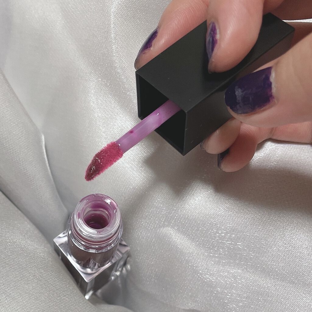 UR GLAM　LIP OIL クリアパープル/U R GLAM/リップグロスを使ったクチコミ（3枚目）