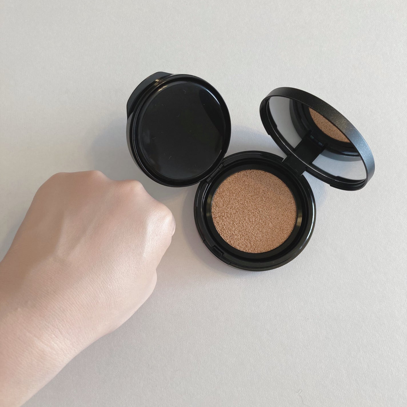 ベルベットジュエルクッション/BIVABOO/クッションファンデーションを使ったクチコミ(3枚目)