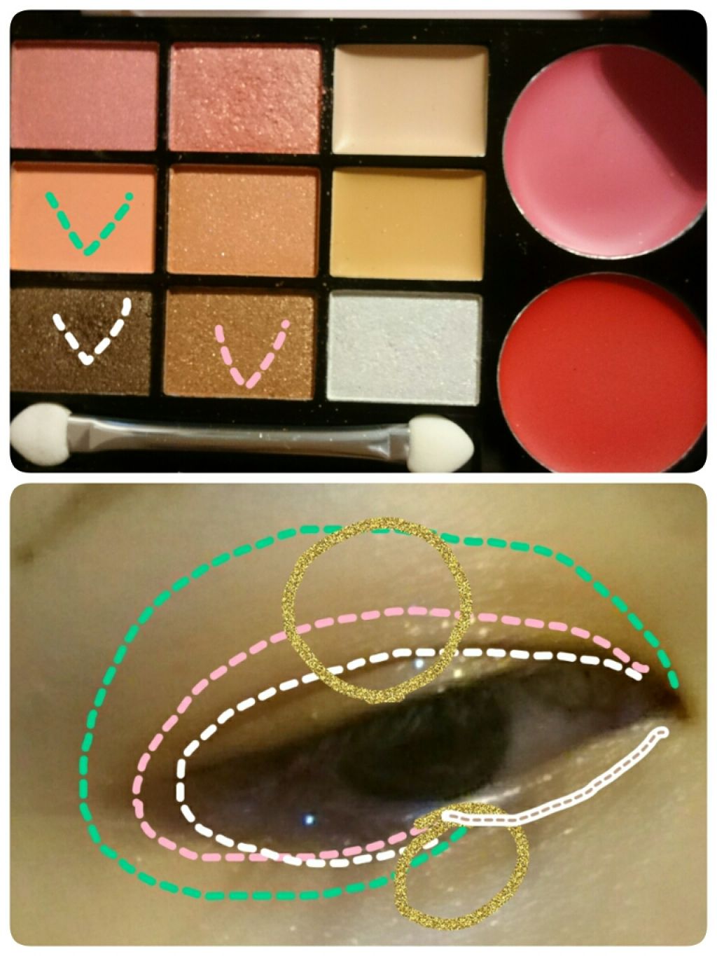 ジュエルスターアイズ/キャンメイク/ジェル・クリームアイシャドウを使ったクチコミ(2枚目)