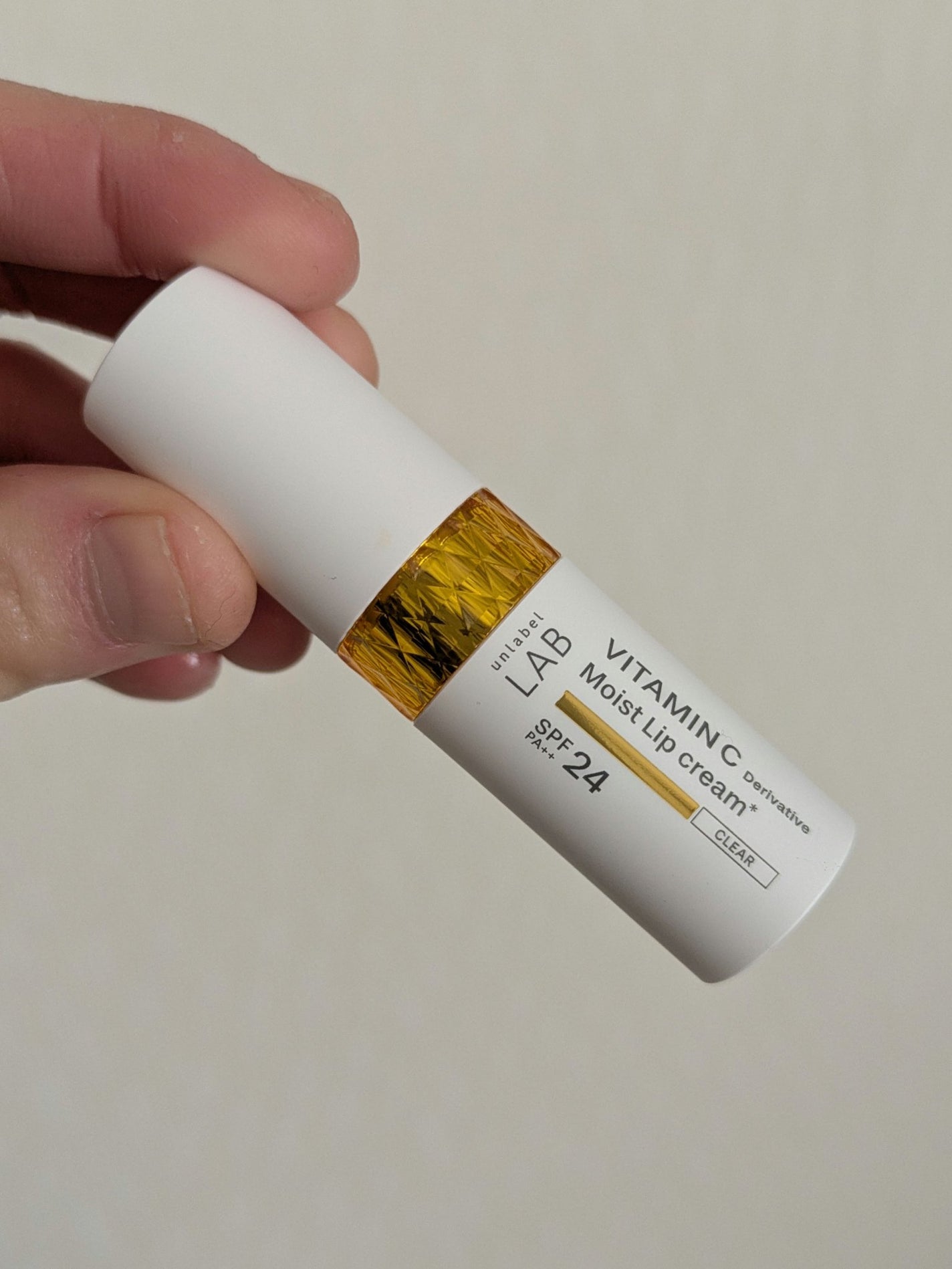 アンレーベル ラボ V モイスト UVリップクリーム/unlabel/リップクリームを使ったクチコミ(1枚目)