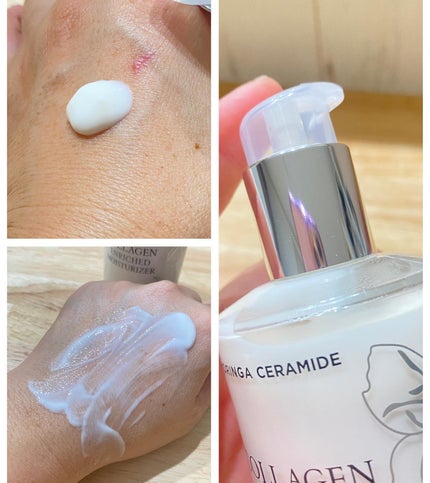 モリンガ セラミド コラーゲン エンリッチド モイスチャライザー/heimish/乳液を使ったクチコミ(3枚目)
