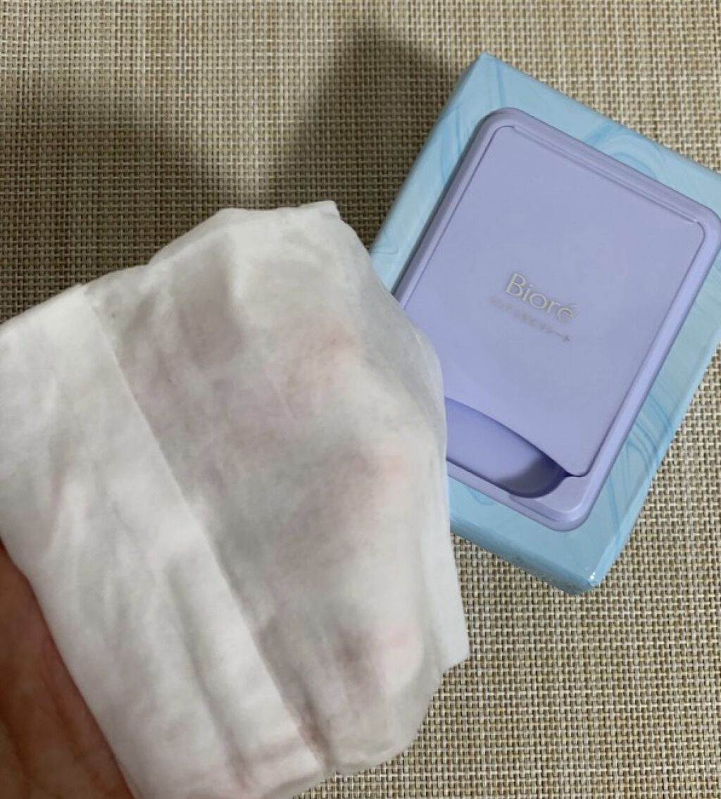 クリアふきとりシート/ビオレ/クレンジングシートを使ったクチコミ（2枚目）