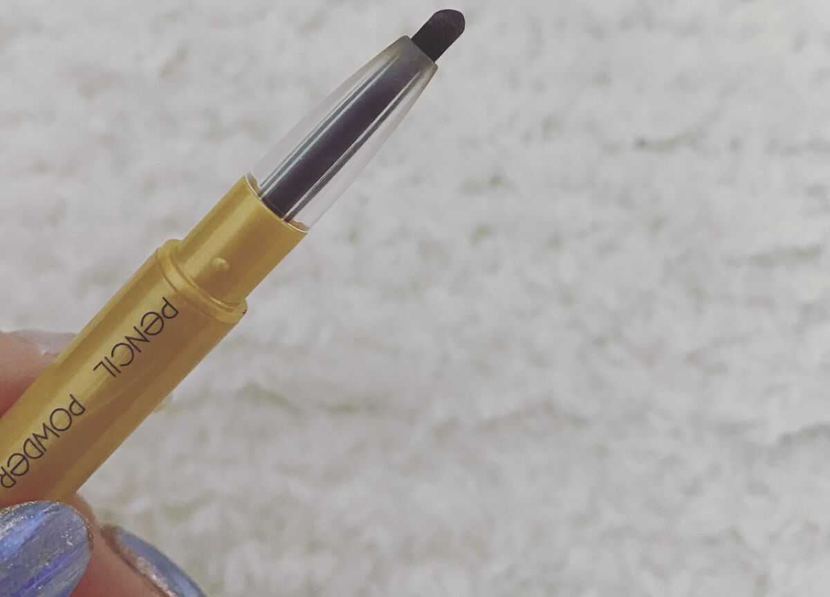 パウダー＆ペンシル　アイブロウＥＸ PD05 グレイッシュブラウン/excel/アイブロウペンシルを使ったクチコミ（2枚目）